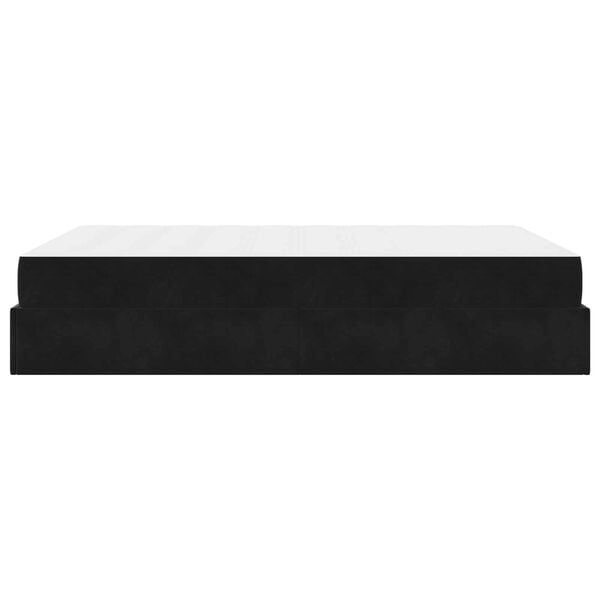 vidaXL Bettgestell Schwarz 160 x 200 cm Samt