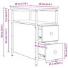 vidaXL Nachttisch mit Schubladen Altholz 30 x 60 x 60 cm Holzwerkstoff