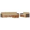 vidaXL Outdoor-Sofagarnitur 7 stk. Natur und Beige