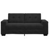 vidaXL Zweisitzer-Sofa Schwarz 180x77x82 cm Samt