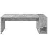 vidaXL Couchtisch Beton Grau 101,5 x 50 x 37 cm Holzwerkstoff