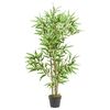 vidaXL Bambusbaum K&uuml;nstlich 552 Bl&auml;tter 120 cm Gr&uuml;n
