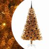 vidaXL Weihnachtsbaum mit 150 LEDs mit Ständer Gold 150 cm Haustier