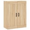 vidaXL Highboard Sonoma-Eiche 69,5x34x180 cm Holzwerkstoff