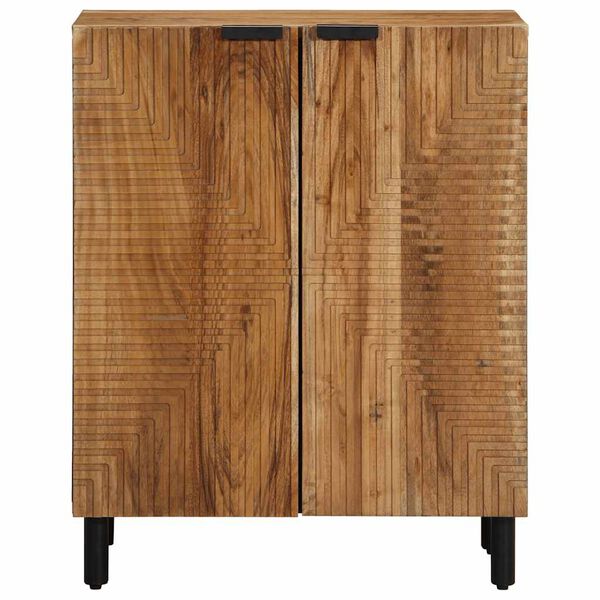 vidaXL Sideboard 60x33x75 cm Massivholz Akazie
