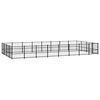 vidaXL Outdoor-Hundezwinger Stahl 30,11 m&sup2;