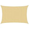vidaXL Sonnensegel Sandfarbe 3x2 m 100% Polyester Oxford