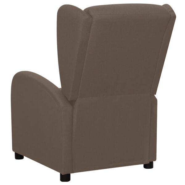 vidaXL Relaxsessel Taupe Stoff