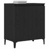 vidaXL Sideboard Schwarz Eichen-Optik 60 x 35 x 70 cm Holzwerkstoff