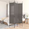 vidaXL 3-tlg. Paravent Anthrazit 120x220 cm Stoff