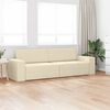 vidaXL Schlafsofa 200cm Creme Stoff