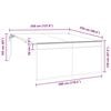 vidaXL Einziehbare Markise Creme 350 x 250 cm Polyester und Aluminium