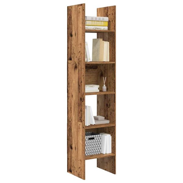 vidaXL B&uuml;cherregal Altholz 40 x 35 x 180 cm Holzwerkstoff