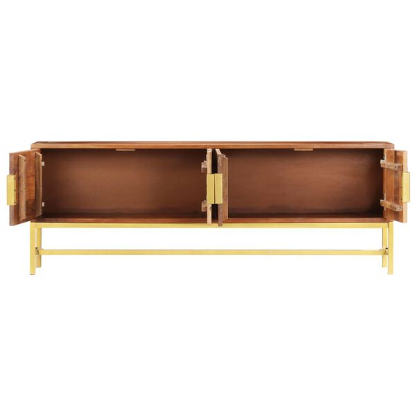 vidaXL TV-Schrank 140×30×50 cm Massivholz Akazie