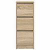 vidaXL Sideboard Sonoma-Eiche 29,5x34x76 cm Holzwerkstoff
