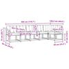 vidaXL Outdoor-Sofagarnitur mit Kissen 6 pcs Natur und Beige