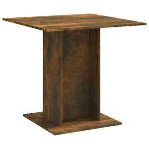 vidaXL Esstisch R&auml;uchereiche 80x80x75 cm Holzwerkstoff