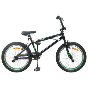 vidaXL BMX Rad 20 Zoll f&uuml;r &uuml;ber 9 Jahre alt Schwarz