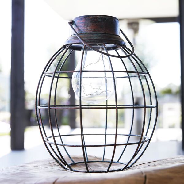 Luxform Solar LED Garten H&auml;ngeleuchte Tango Gr&uuml;n 30101