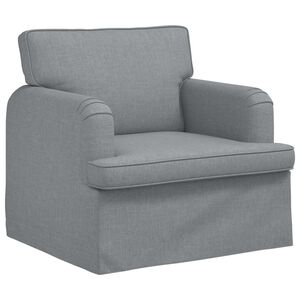 vidaXL Sofa Hellgrau 84 x 80 x 85 cm Stoff