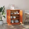 vidaXL Sideboard Wachsbraun 65,5 x 40 x 75 cm Massives Kiefernholz