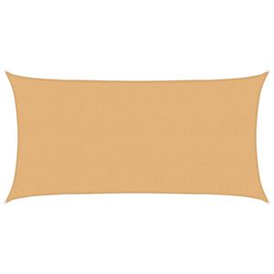 vidaXL Sonnensegel Sand 2 x 6 m HDPE