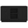 vidaXL Sideboard Schwarz Eichen-Optik 102 x 35 x 60 cm Holzwerkstoff