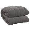 vidaXL Gewichtsdecke Grau 200x225 cm 13 kg Stoff