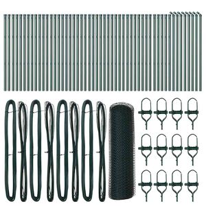 vidaXL Zaunpfosten Gr&uuml;n