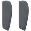 vidaXL Kopfteil Ohr Dunkelgrau 40 x 23 x 6 cm Samt