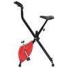 vidaXL Heimtrainer X-Bike Gurtwiderstand Rot