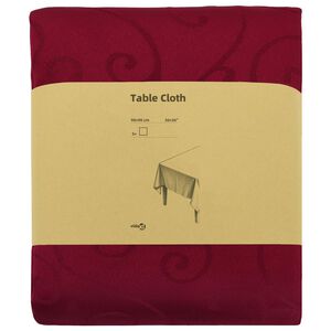 vidaXL Tischdecke 5 stk. Quadratisch Weinrot 90 x 90 cm