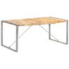 vidaXL Esstisch 180x90x75 cm Raues Mango-Massivholz