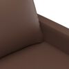 vidaXL 2-Sitzer-Sofa Braun 120 cm Kunstleder