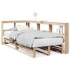 vidaXL Massivholzbett mit Regal ohne Matratze 100x200 cm Kiefer