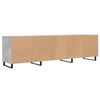 vidaXL TV-Schrank Betongrau 150x30x44,5 cm Holzwerkstoff