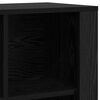 vidaXL Sideboard Schwarz Eichen-Optik 80 x 30 x 53 cm Holzwerkstoff