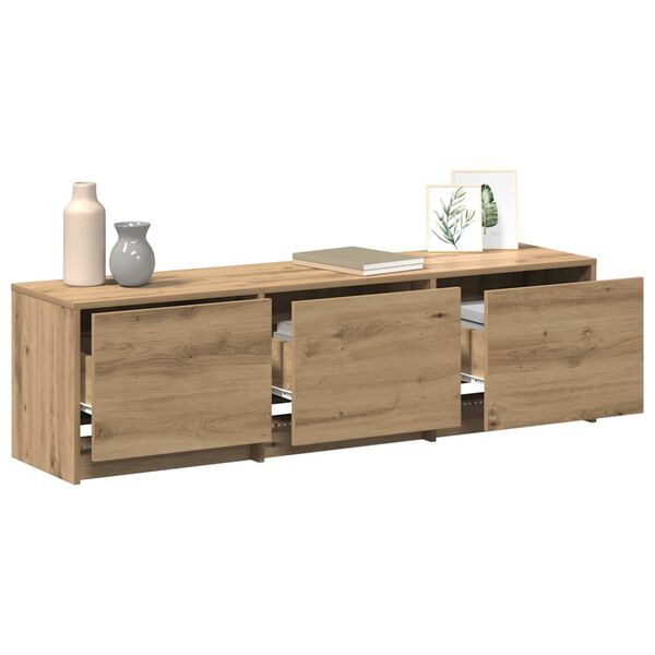 vidaXL TV-Einheiten Artisan-Eiche 140 x 34 x 40 cm Holzwerkstoff