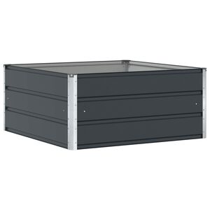 vidaXL Pflanzk&uuml;bel Anthrazit 100 x 100 x 45 cm Stahl