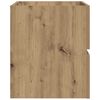 vidaXL Bad-H&auml;ngeschrank Artisan-Eiche 80x38,5x45 cm Holzwerkstoff