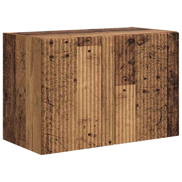 vidaXL TV-Wandschrank Altholz 59,5 x 31 x 40 cm Holzwerkstoff