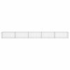 vidaXL Gabionenwand mit Abdeckung Verzinkter Stahl 600×50×50 cm