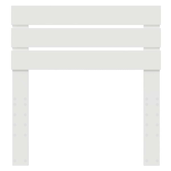 vidaXL Kopfteil Wei&szlig; 75 cm Holzwerkstoff