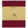 vidaXL Tischdecke 5 stk. Rund Weinrot &Oslash; 180 cm Polyester