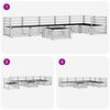 vidaXL Outdoor-Sofagarnitur 7 pcs Natur Massivholz Akazie
