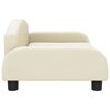 vidaXL Kindersofa Creme 70x45x30 cm Kunstleder