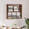 vidaXL Magazinregal mit Regal Altholz 80 x 12 x 70 cm Holzwerkstoff