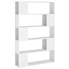 vidaXL B&uuml;cherregal Raumteiler Wei&szlig; 100x24x155 cm Holzwerkstoff