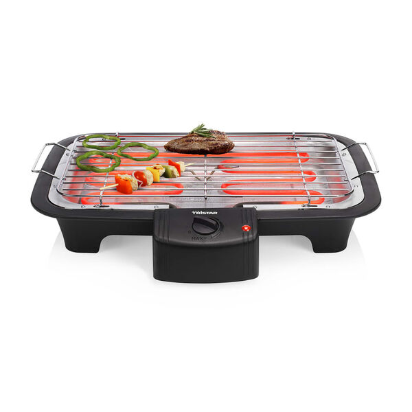 Tristar Elektrischer Tischgrill BQ-2813 38x22 cm 2000W Schwarz