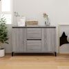 vidaXL Sideboard Grau Sonoma 102x35x70 cm Holzwerkstoff
